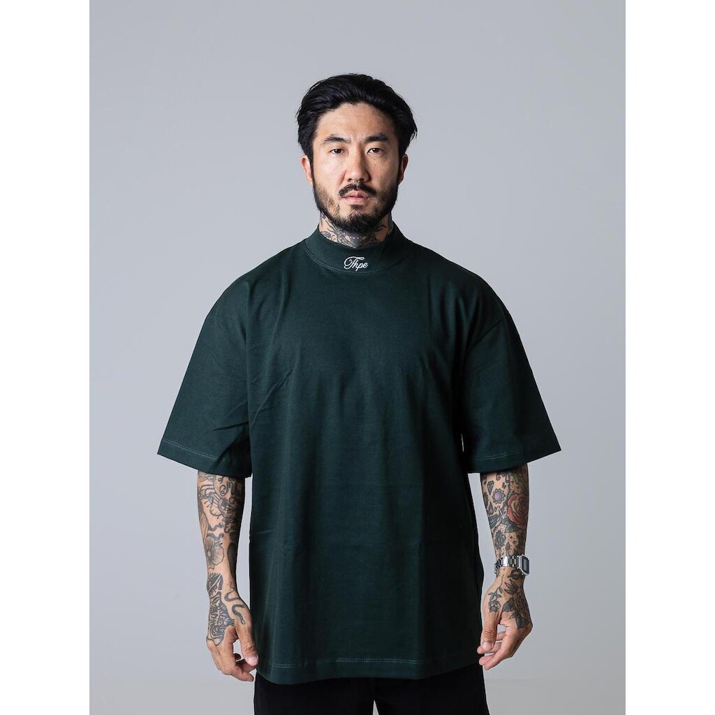 Camiseta Oversized Gola Alta Details