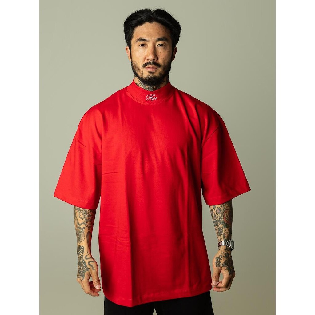 Camiseta Oversized Gola Alta Details