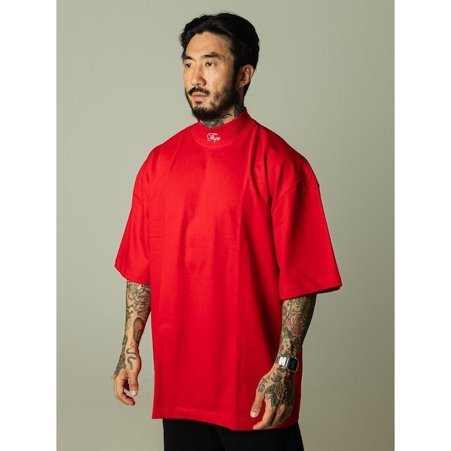 Camiseta Oversized Gola Alta Details