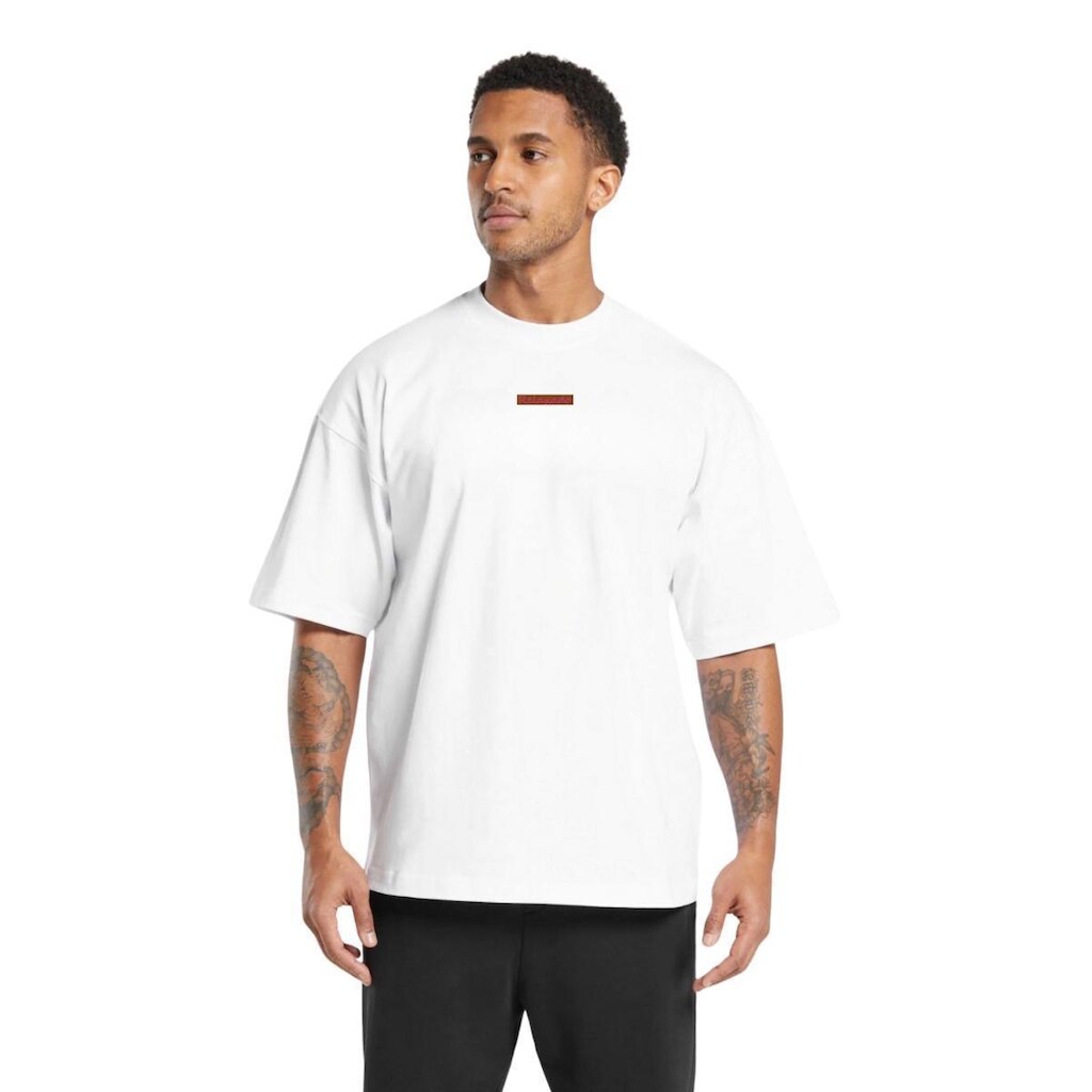 Camiseta Oversized Masculina Algodão Gola Redonda Academia Dia a Dia