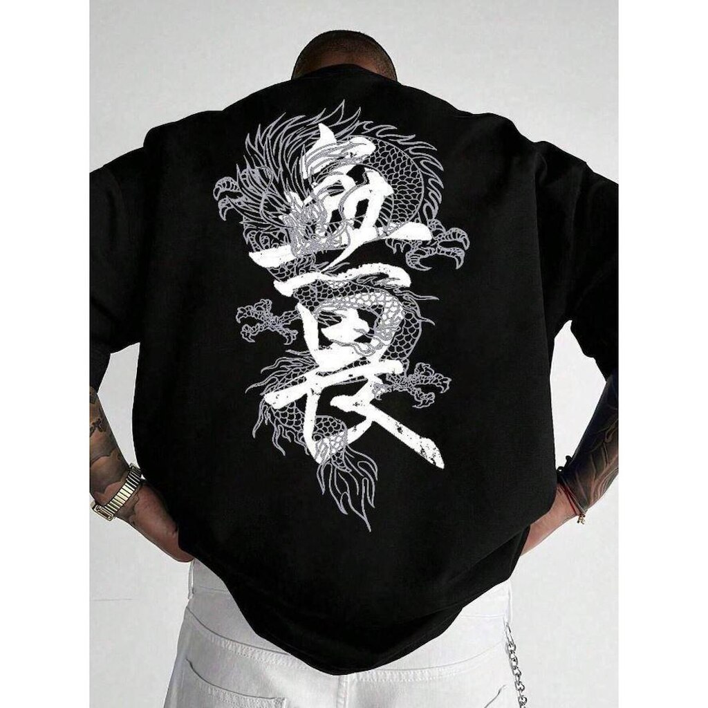 Camiseta Oversized Musculação Algodão Casual Treino Academia