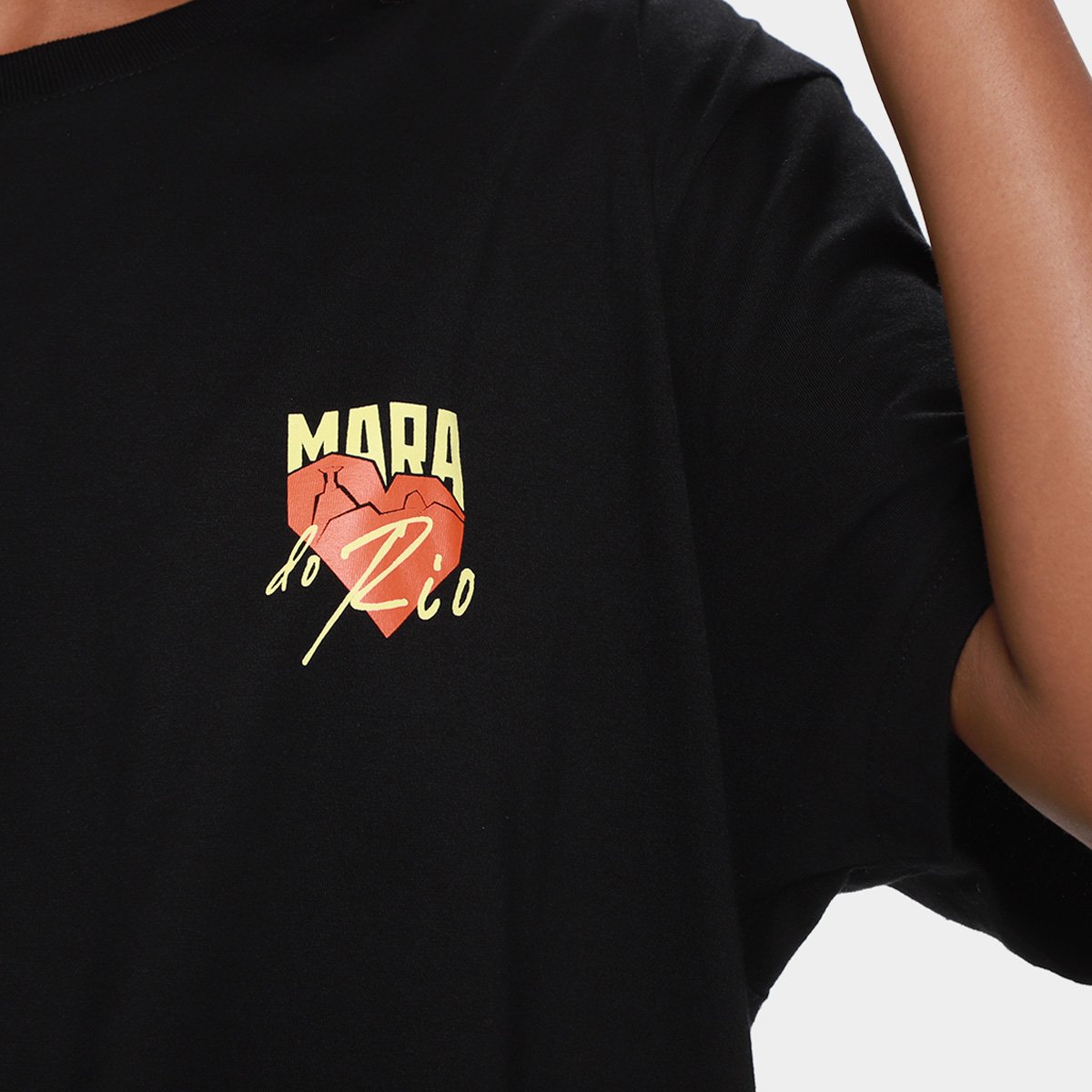 Camiseta Oversized O Rio Corre Em Você Maratona do Rio - 4