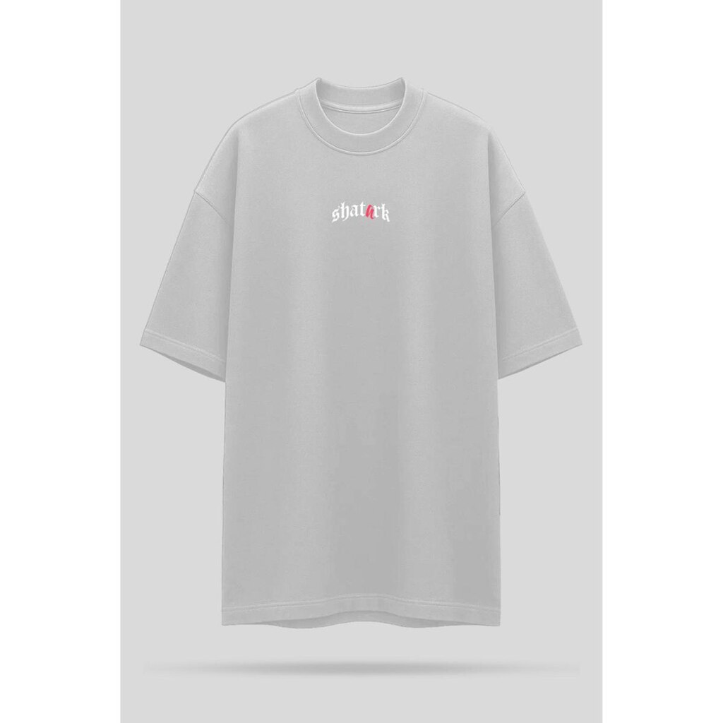 Camiseta Oversized Shatark Arrogance - Branco