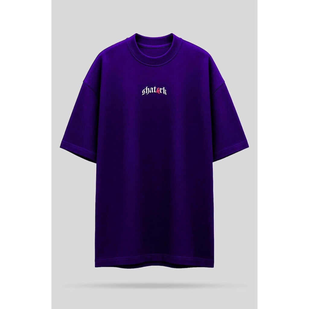 Camiseta Oversized Shatark Arrogance - Roxo