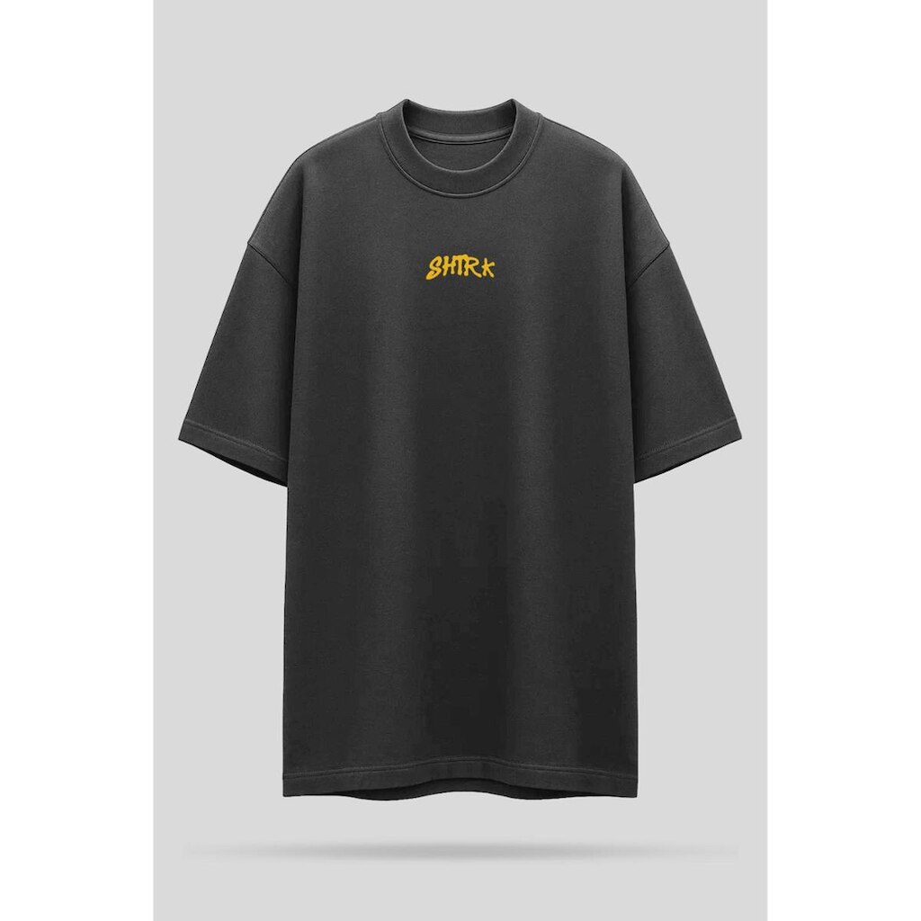 Camiseta Oversized Shatark Dog - Chumbo
