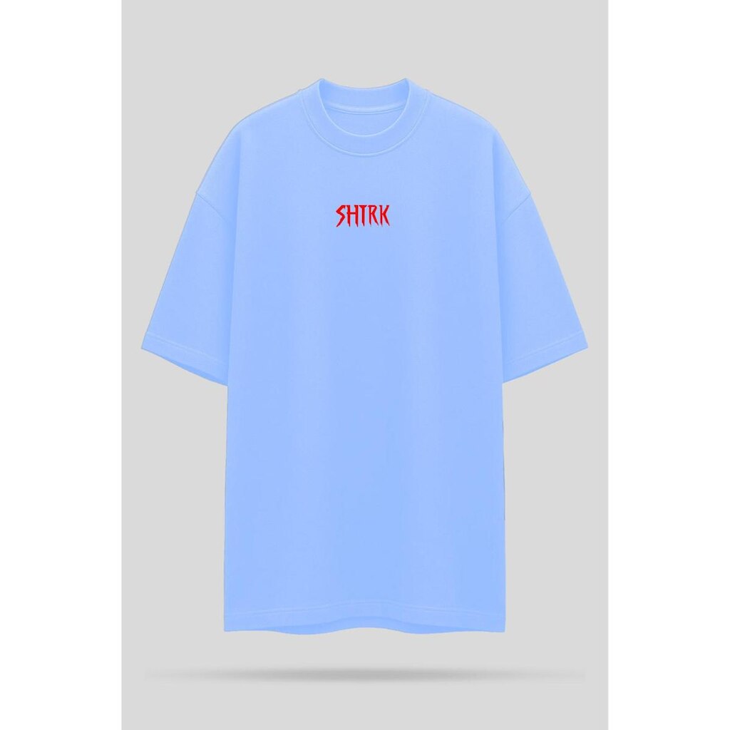 Camiseta Oversized Shatark Homem-Aranha - Azul Claro