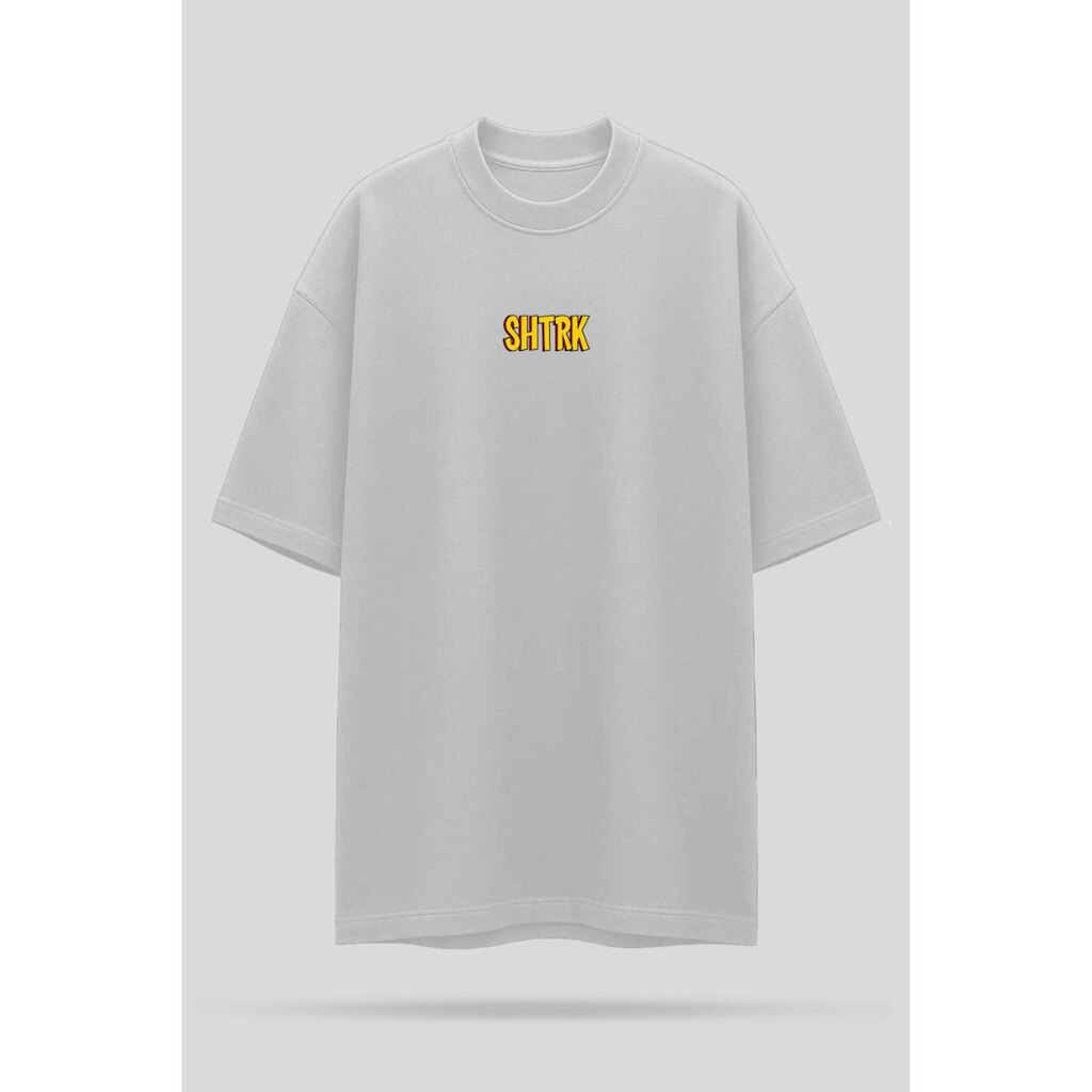 Camiseta Oversized Shatark Johnny Bravo - Branco