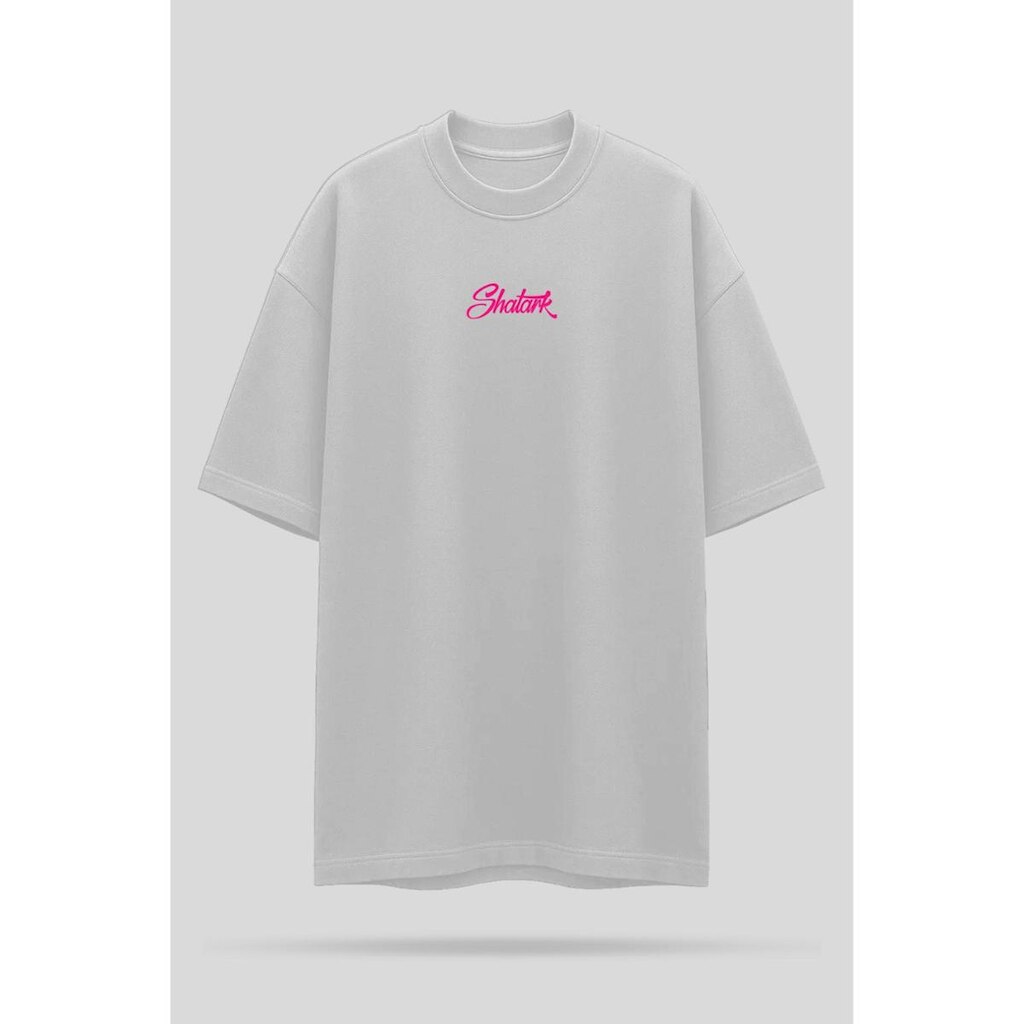 Camiseta Oversized Shatark Monalisa - Branco