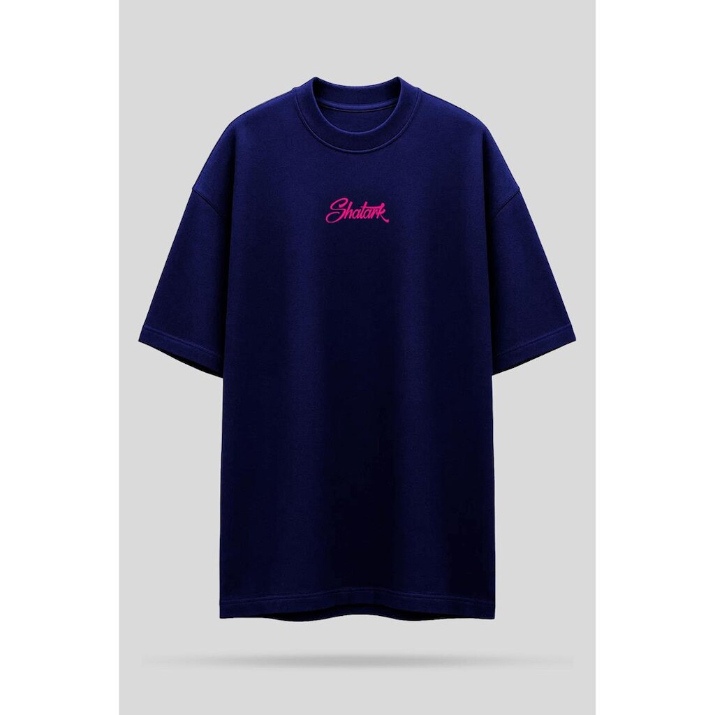 Camiseta Oversized Shatark Monalisa - Roxo