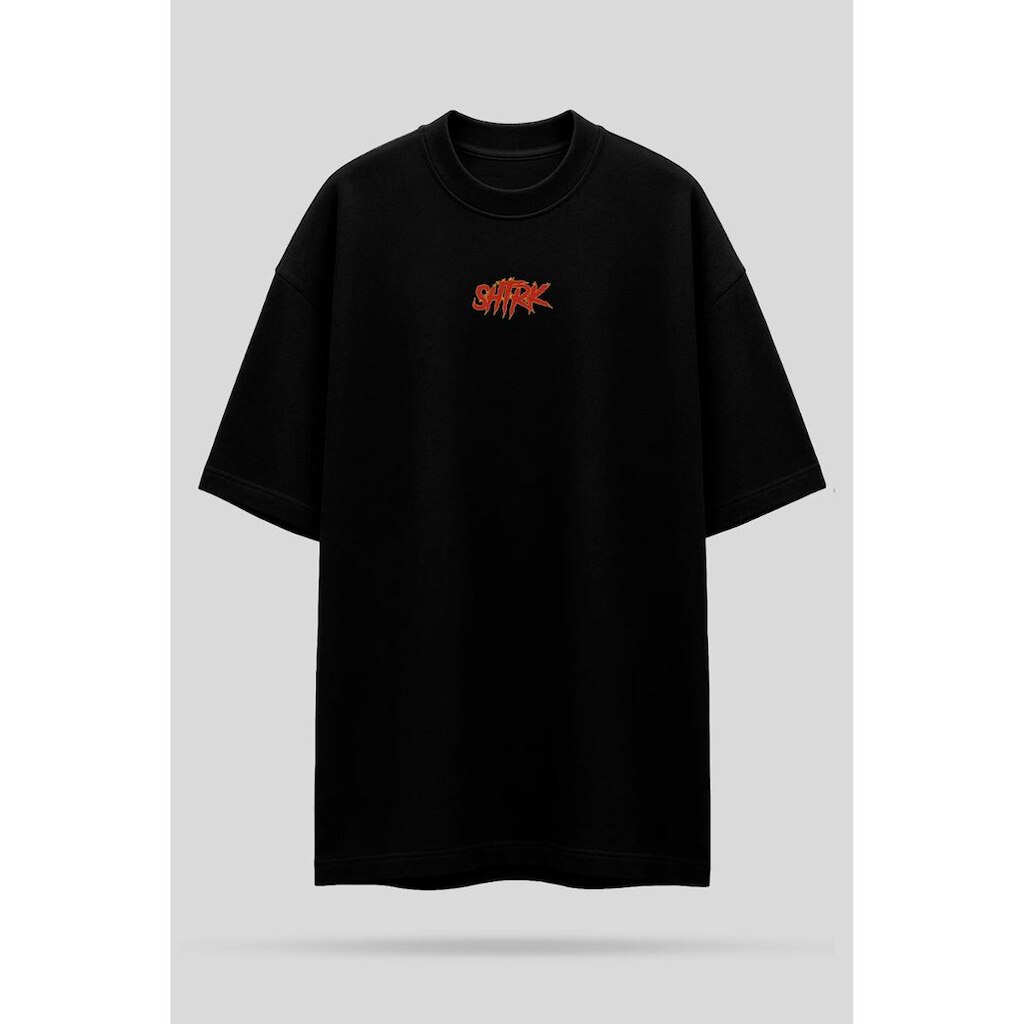 Camiseta Oversized Shatark Pokémon - Preto
