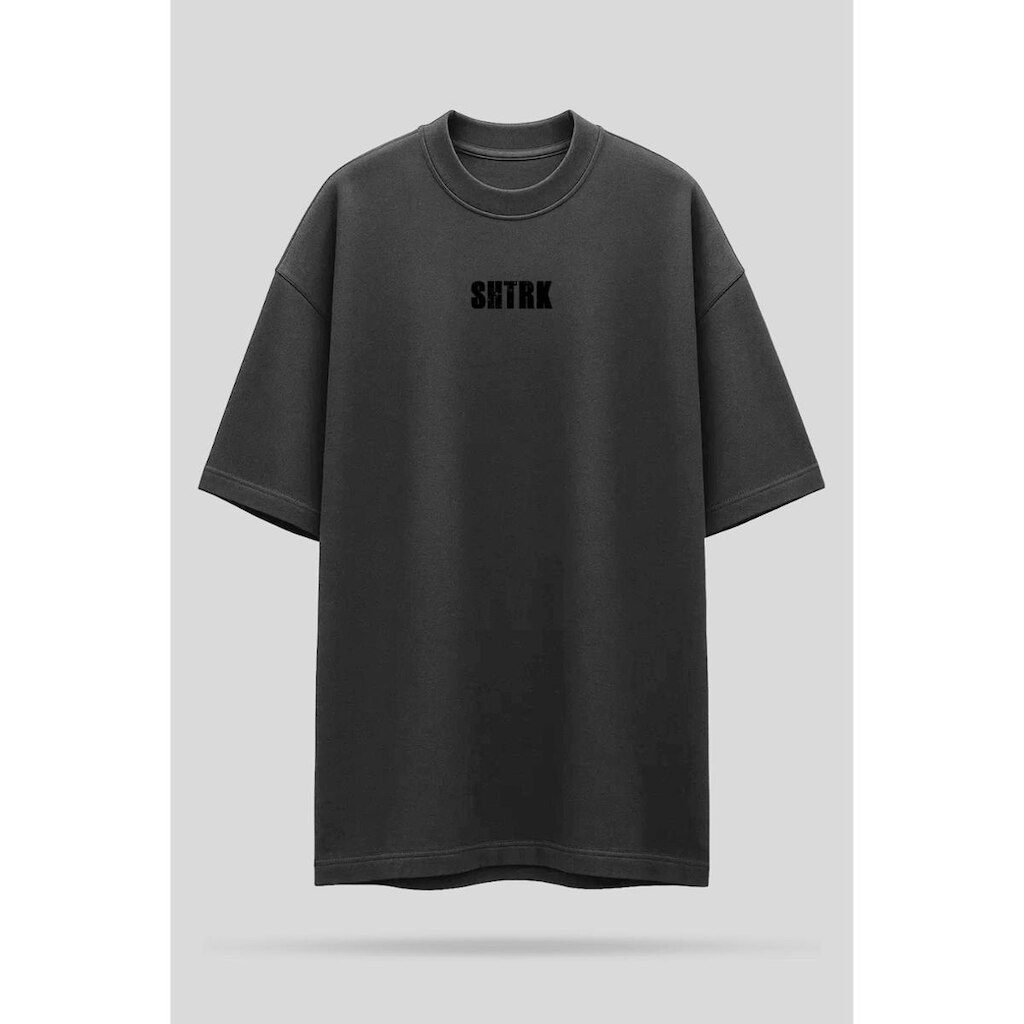 Camiseta Oversized Shatark The Walking Dead - Chumbo