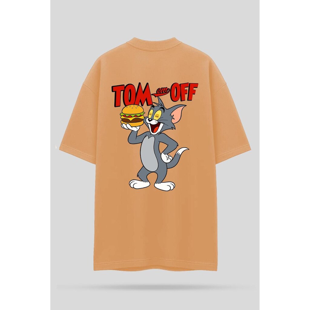 Camiseta Oversized Shatark Tom - Areia