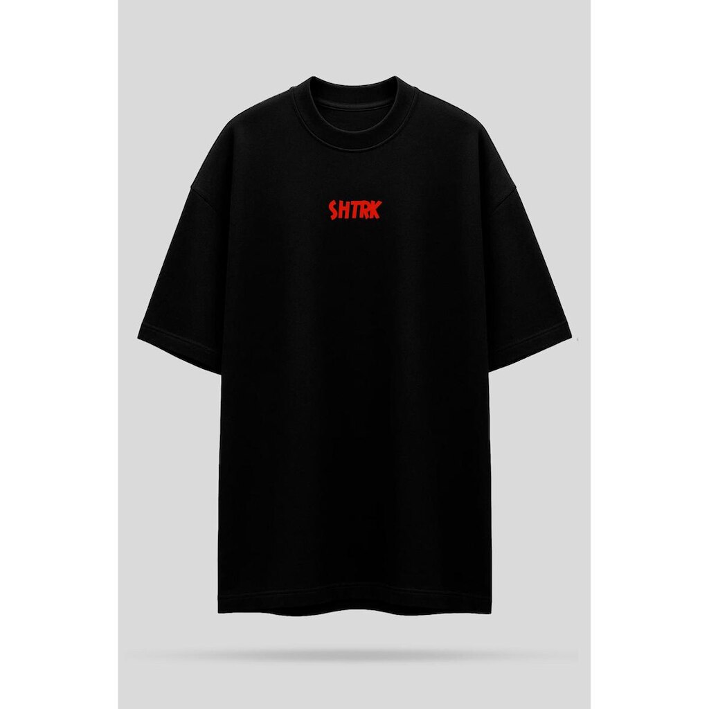 Camiseta Oversized Shatark Tom - Preto