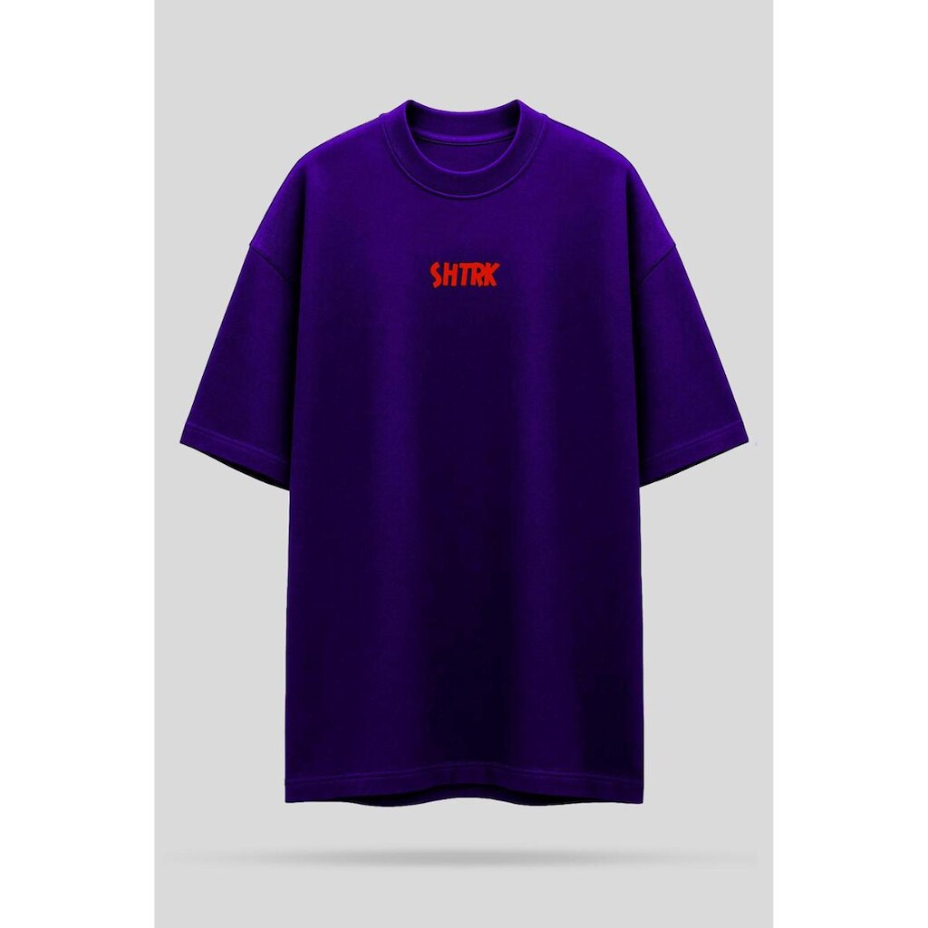 Camiseta Oversized Shatark Tom - Roxo