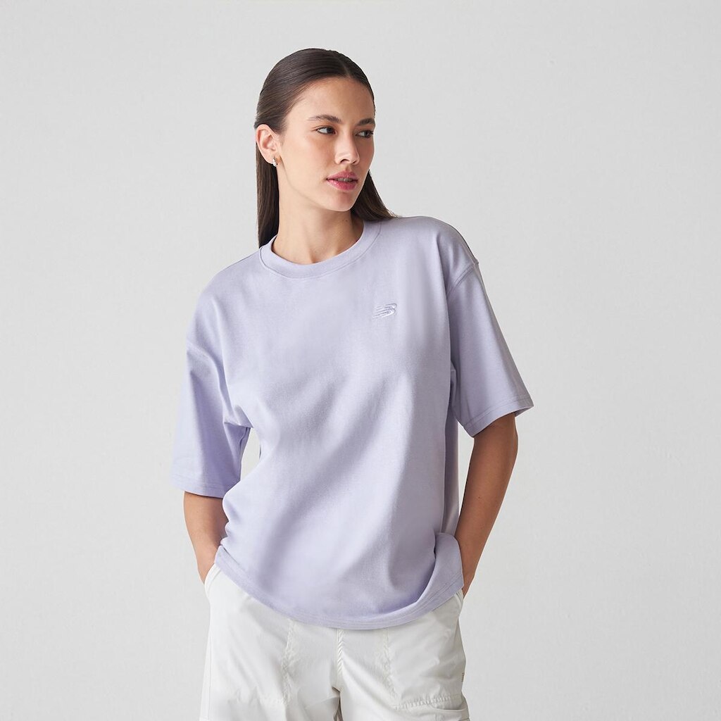 Camiseta Oversized Small Logo Feminina