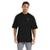 Camiseta Oversized Streetwear de Algodão Masculina Ideal para Academia e Esportes Preta - Preto+Chumbo