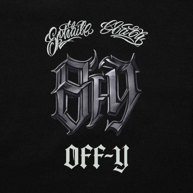 Camiseta Oversized Streewear OFFY Gothic