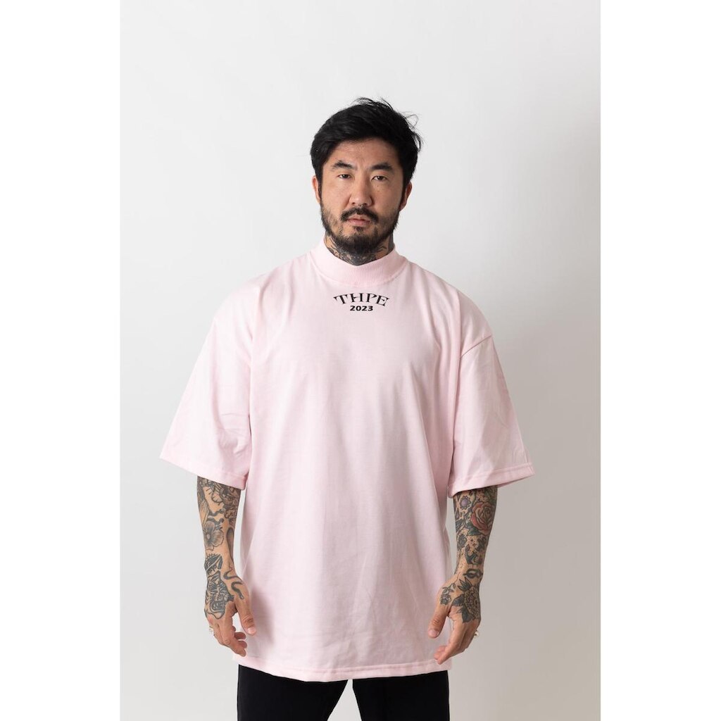 Camiseta Oversized Thpe 2023 Rosa Bebe