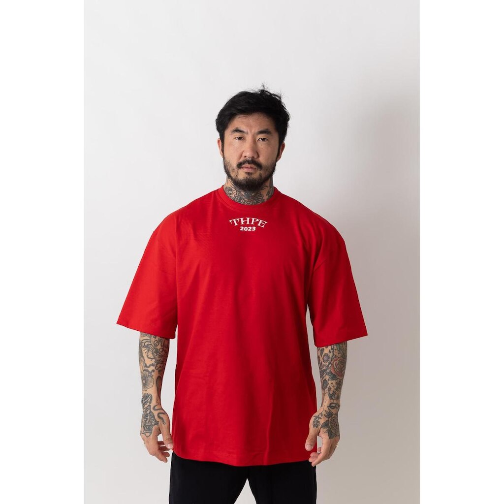 Camiseta Oversized Thpe 2023 Vermelho