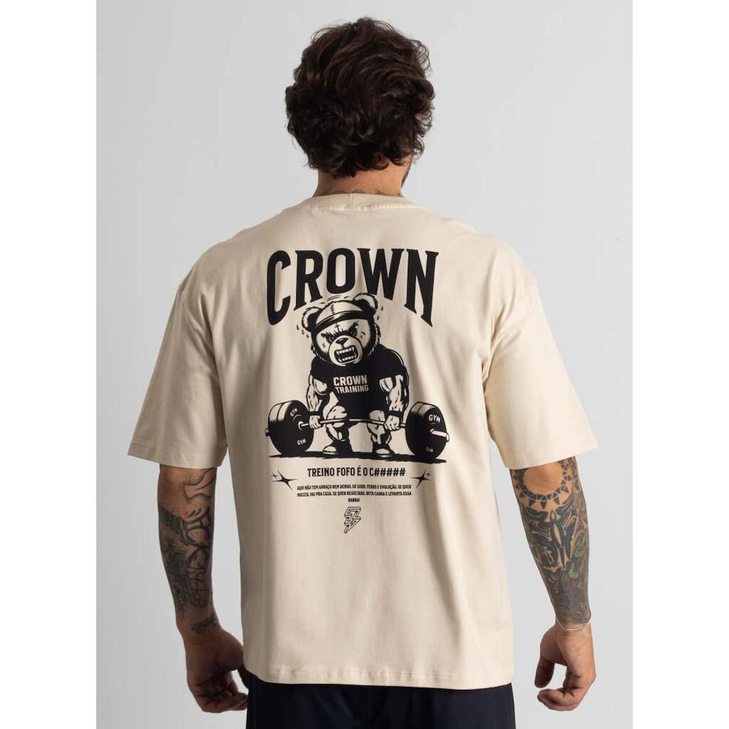 Camiseta Oversized Treino Fofo