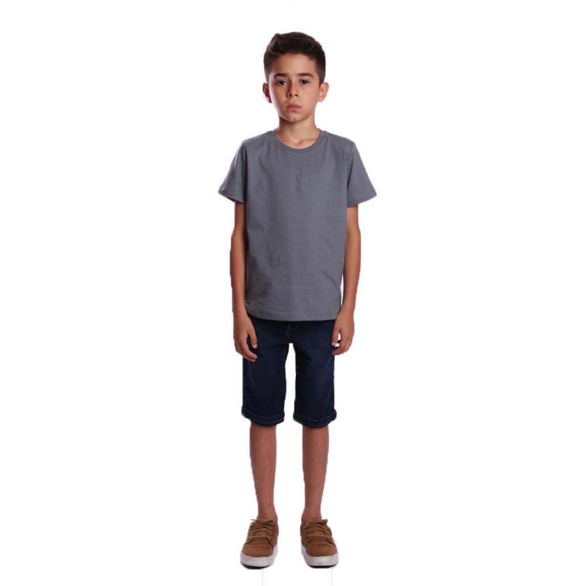 Camiseta Ox Silver Lisa Básica Infantil Juvenil Menor preço em Camiseta Ox Silver Lisa Básica Infantil Juvenil