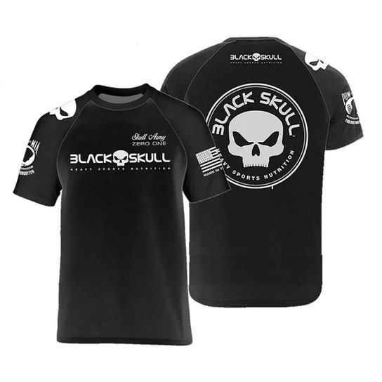 Camiseta PADRÃO Dry Fit Preta Tamanho EXG - Black Skull é ruim? Camiseta PADRÃO Dry Fit Preta Tamanho EXG - Black Skull é boa?