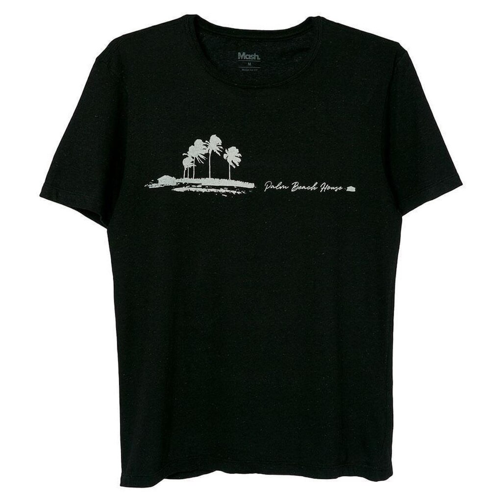 Camiseta Palm Beach Mash Masculina Algodão Manga Curta