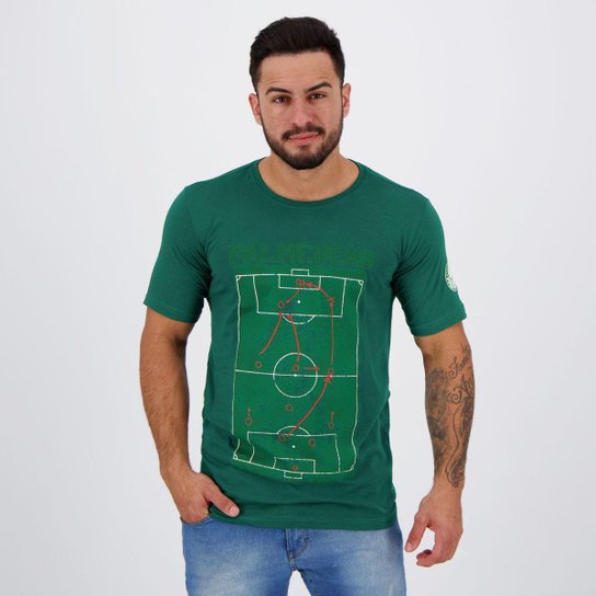 Camiseta Palmeiras Avanti Palestra Estampada - Verde