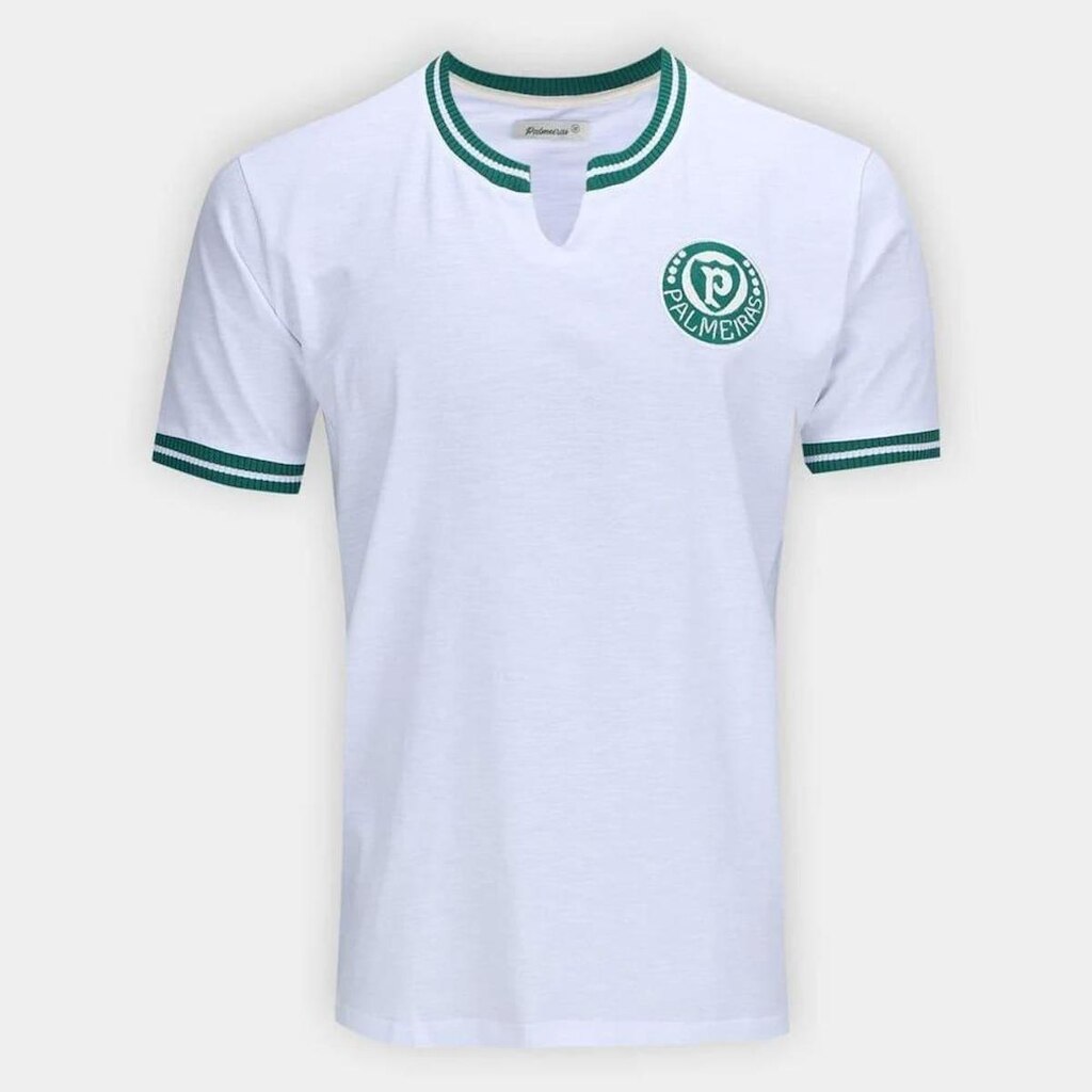 Camiseta Palmeiras Betel Retrô 1972 Branco