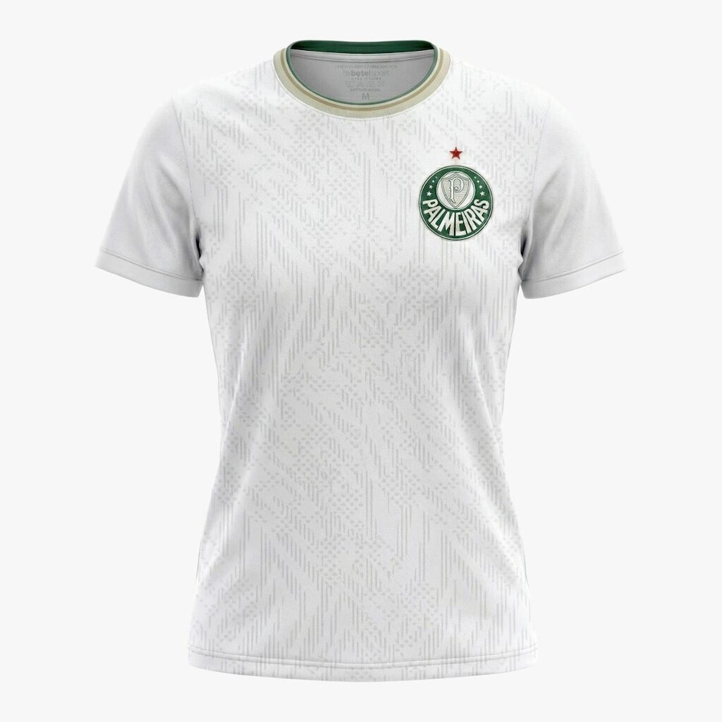 Camiseta Palmeiras Home Feminina Branco