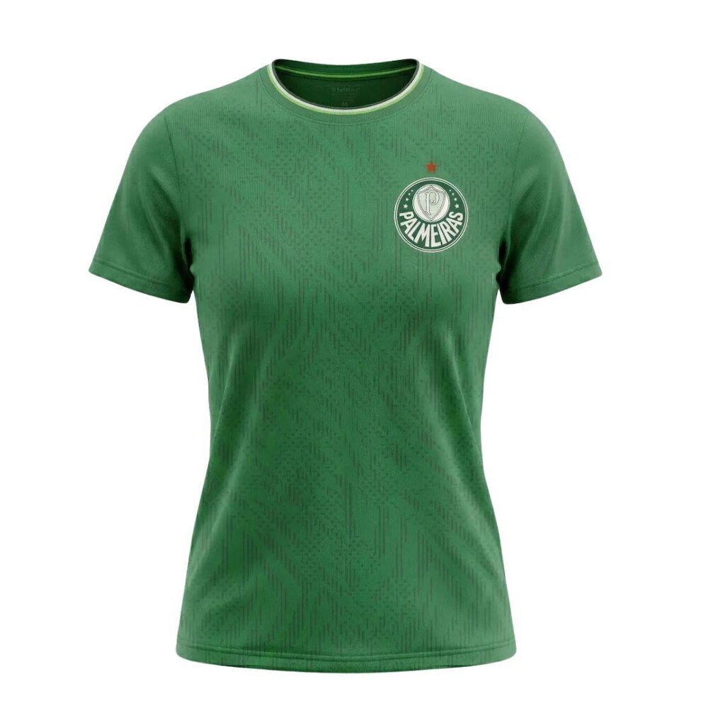 Camiseta Palmeiras Home Feminina Verde Betel