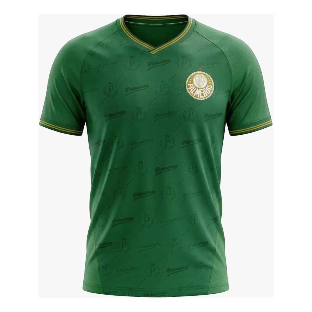 CAMISETA PALMEIRAS LEADO MASCULINA-VERDE -BETEL