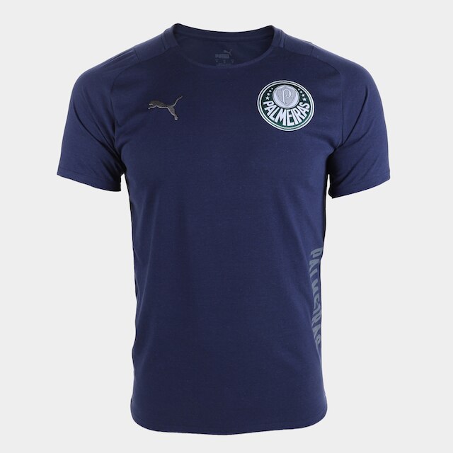 Camiseta Palmeiras Puma Masculina - Marinho+Cinza é ruim? Camiseta Palmeiras Puma Masculina - Marinho+Cinza é boa?