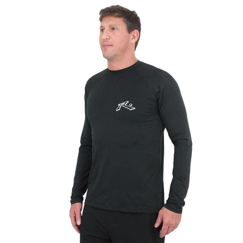 Camiseta para Surf Rusty Long Ride Manga Longa Bl