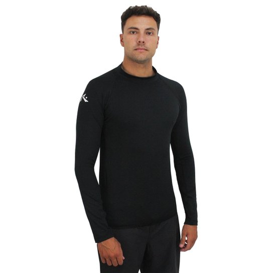 Camiseta para Surf Rusty Long Surf Black