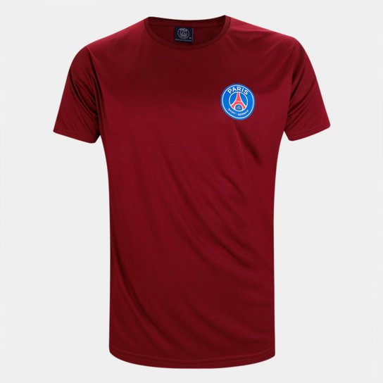 Camiseta Paris Saint-Germani Dry Fit Masculina - Vinho Menor preço em Camiseta Paris Saint-Germani Dry Fit Masculina - Vinho