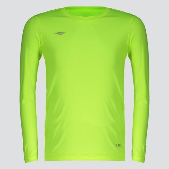 Camiseta Penalty Matis Manga Longa Juvenil - Amarelo Menor preço em Camiseta Penalty Matis Manga Longa Juvenil - Amarelo