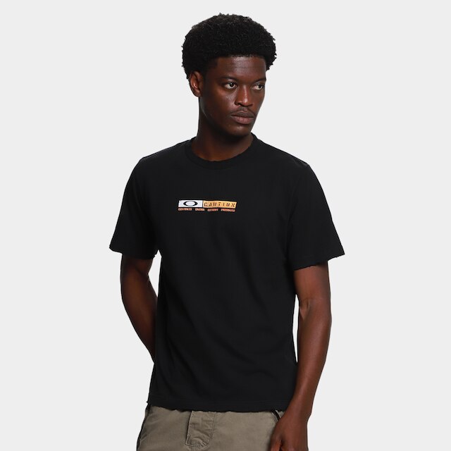 Camiseta Piet Oakley Caution Ripped Masculina