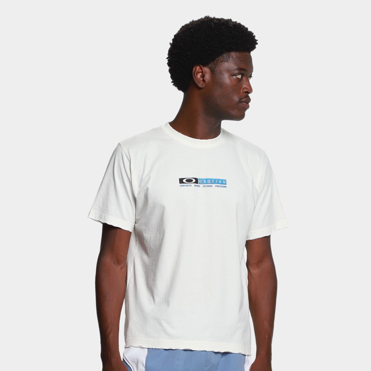 Camiseta Piet Oakley Caution Ripped Masculina - 2