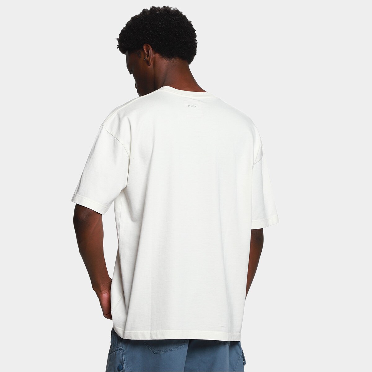 Camiseta Piet Oakley Foil Nano Logo Masculina - 3