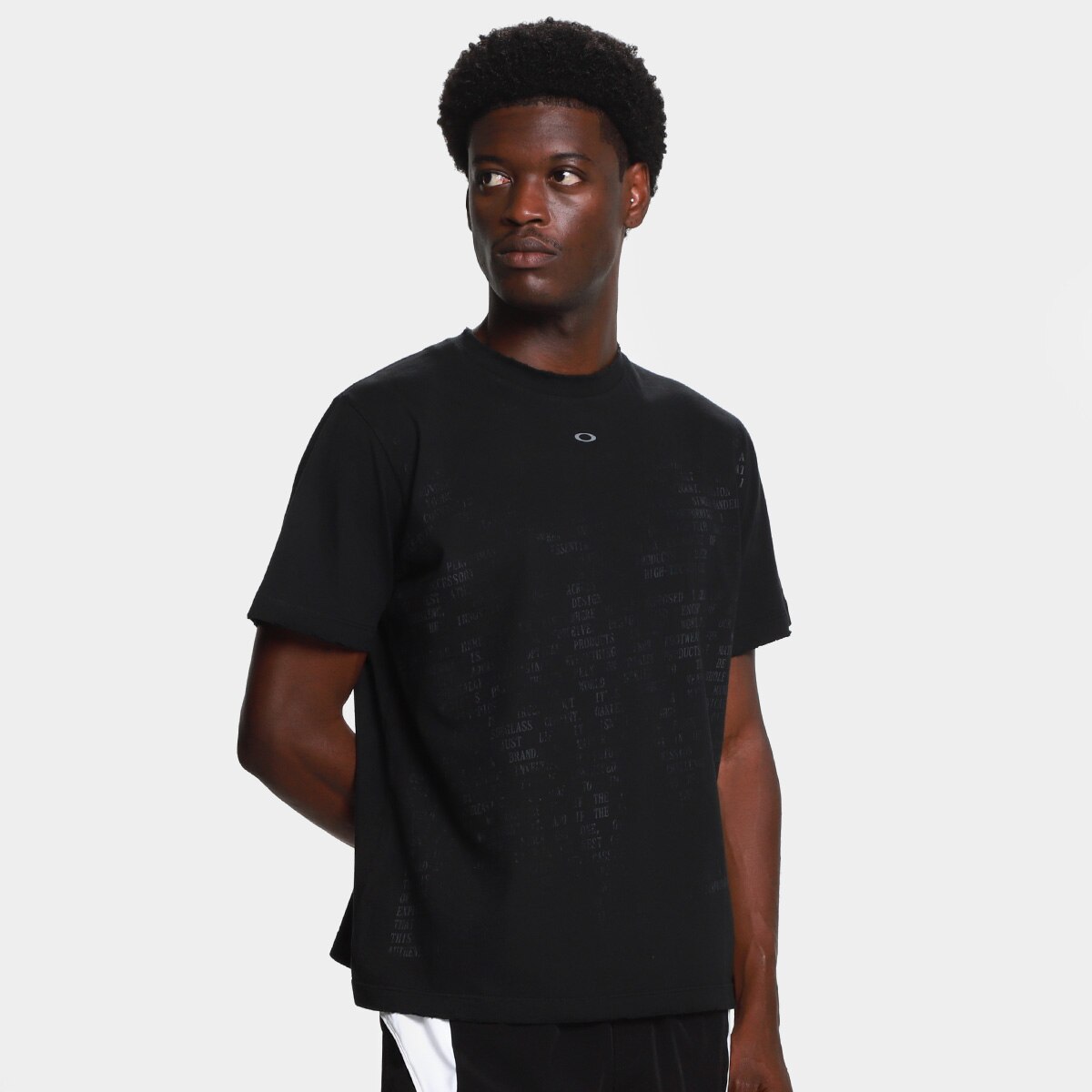 Camiseta Piet Oakley Nano Logo Ripped Masculina - 2