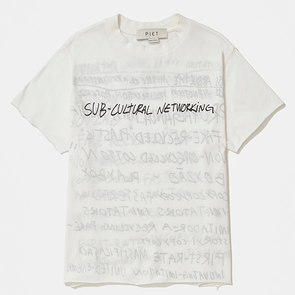 Camiseta Piet Sub-Cultural Networking Double Sided Masculina