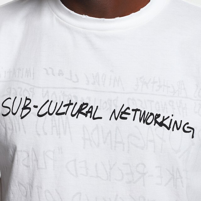 Camiseta Piet Sub-Cultural Networking Double Sided Masculina