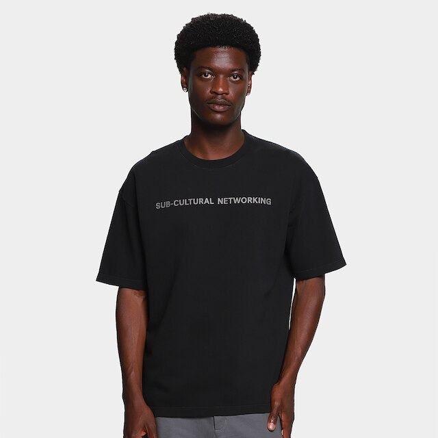 Camiseta Piet Sub-Cultural Networking Masculina