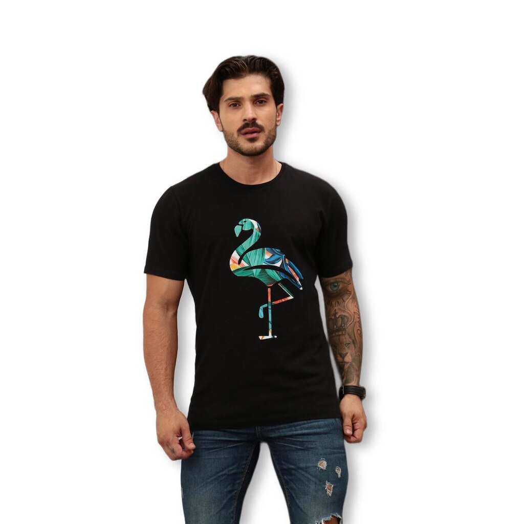Camiseta Pima Estampa Adonis Preta
