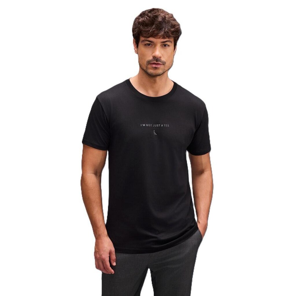 Camiseta Pima Slim Estampa I M Not Reserva