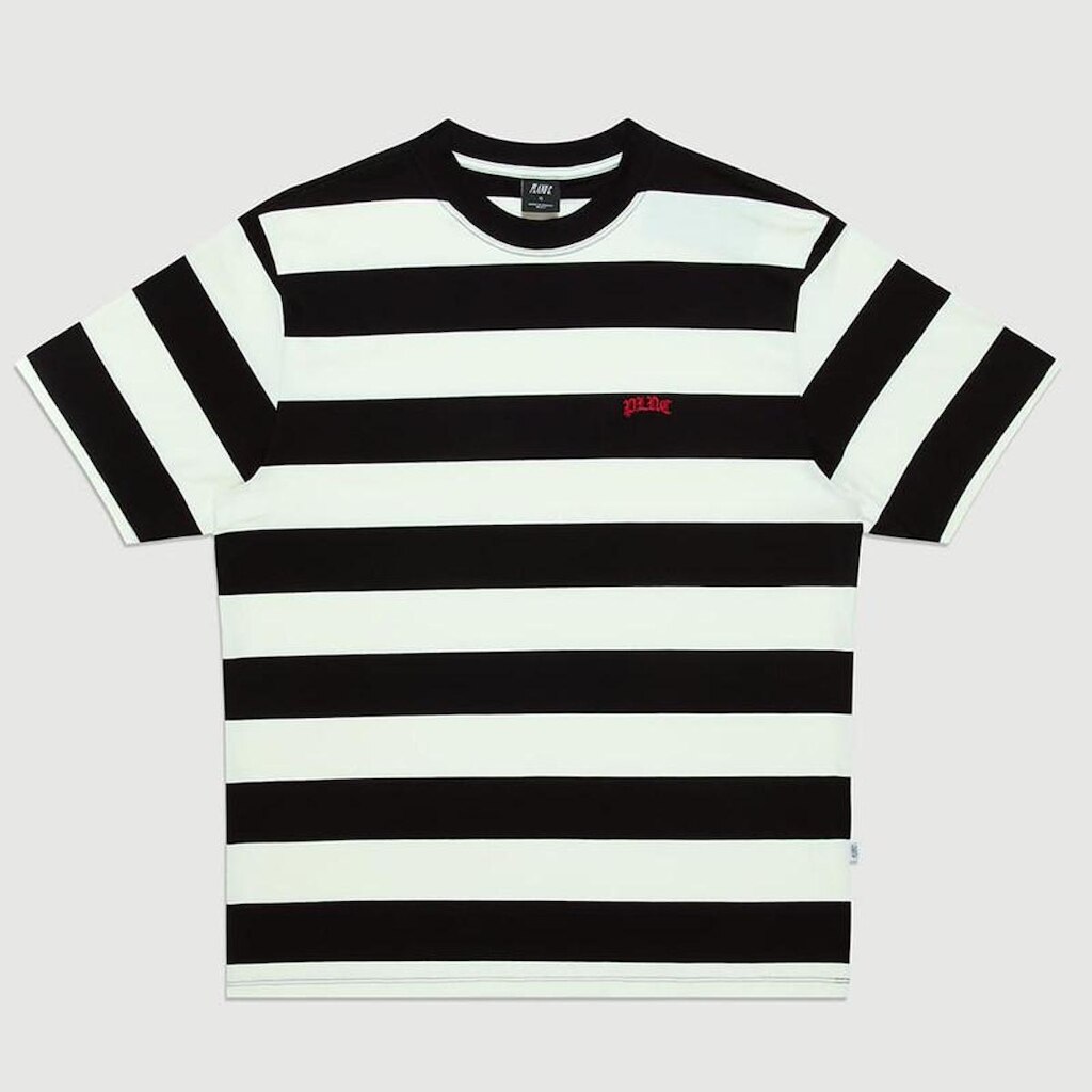 Camiseta Plano C Listrada PLNC Preto Branco