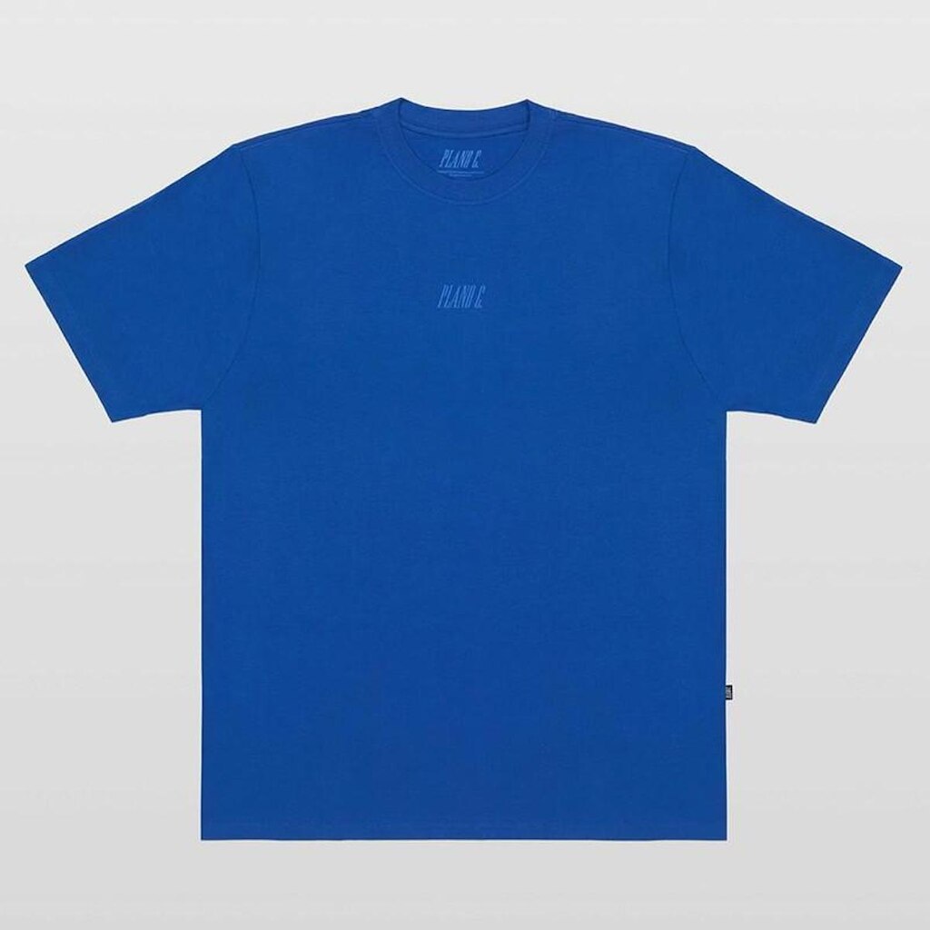 Camiseta Plano C Logo Azul Royal