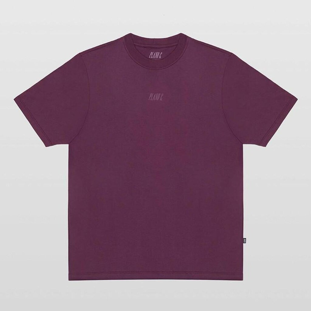 Camiseta Plano C Logo Roxo Prune