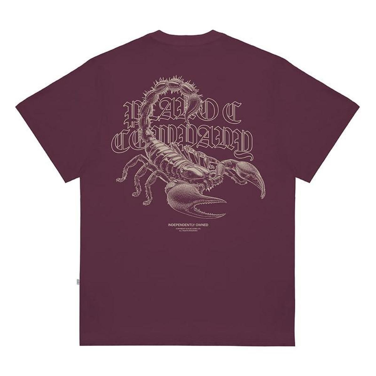 Camiseta Plano C Scorpion Bordo
